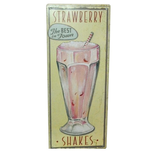 Tin Vintage Look Ice Cream Signs Kitchen Dining Decor Country Farmhouse - Picture 6 of 7